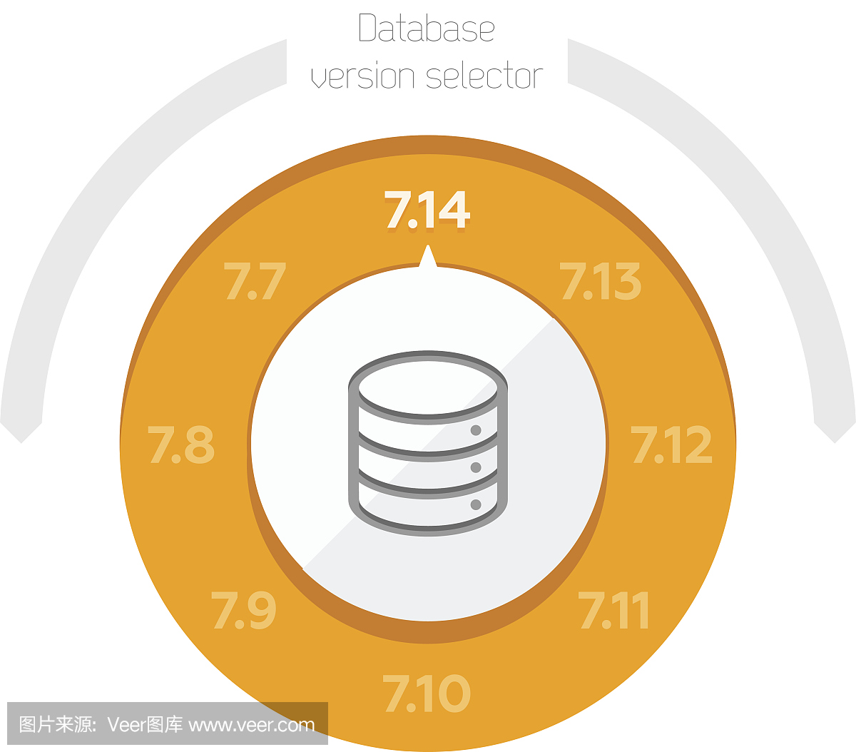 數據庫版本選擇器